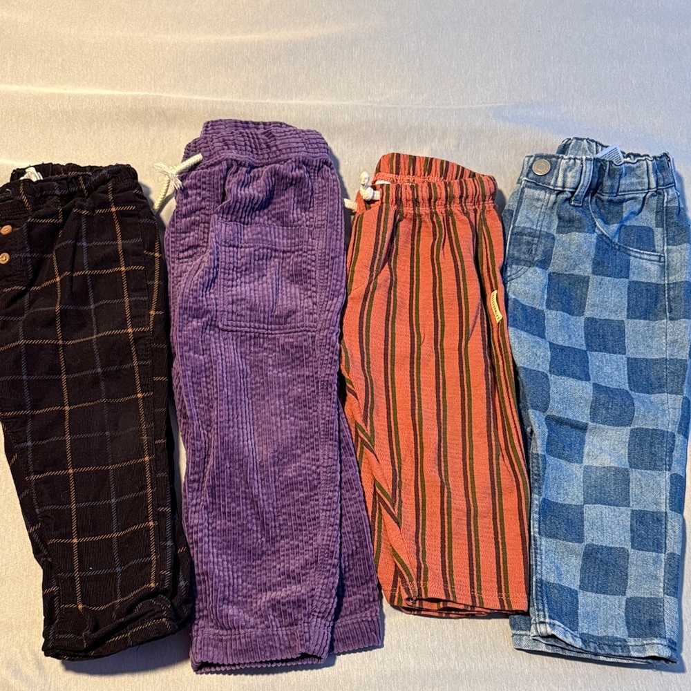 Zara & H&M Multi-Color Bottoms Set